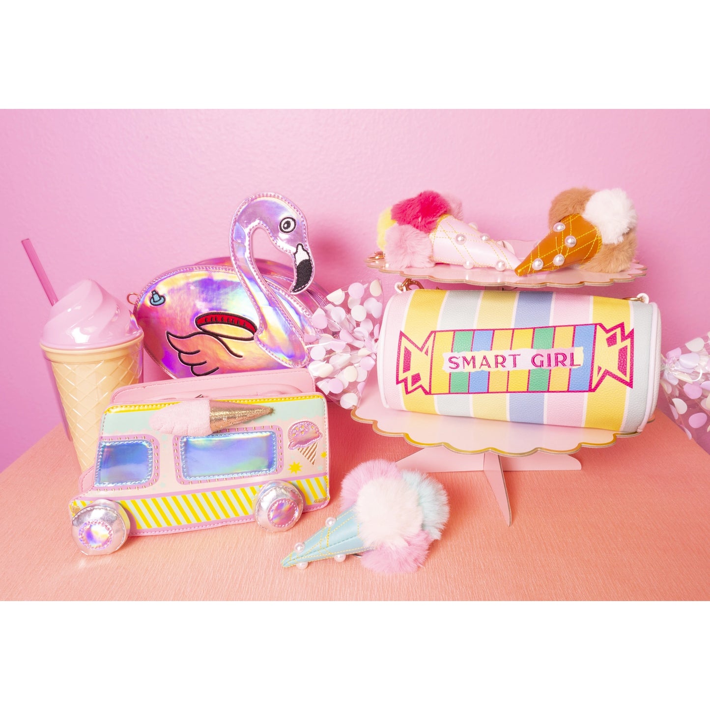Fun Flamingo Floaty Party Handbag