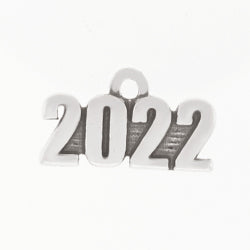 Oxidized "2022" Charm