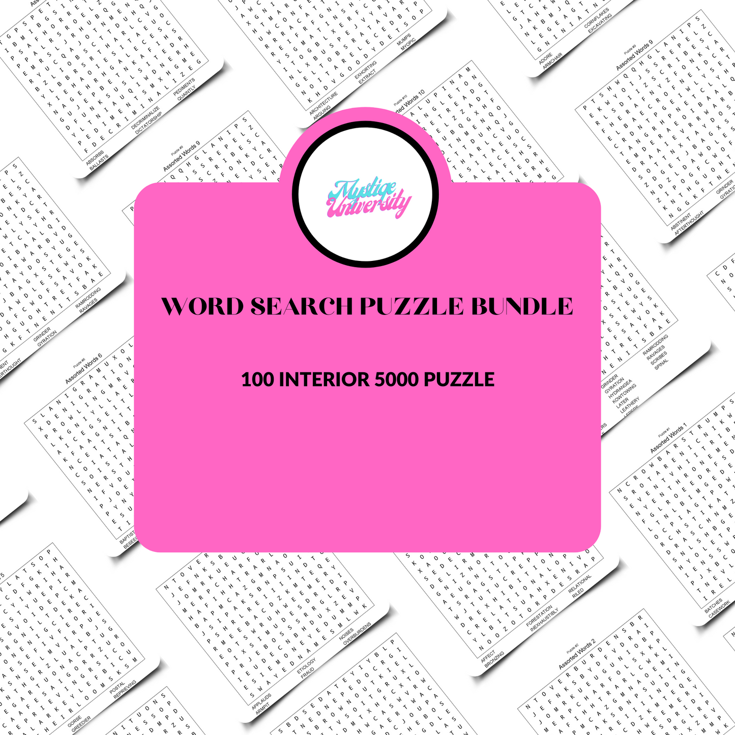 KDP Word Search Puzzle Bundle