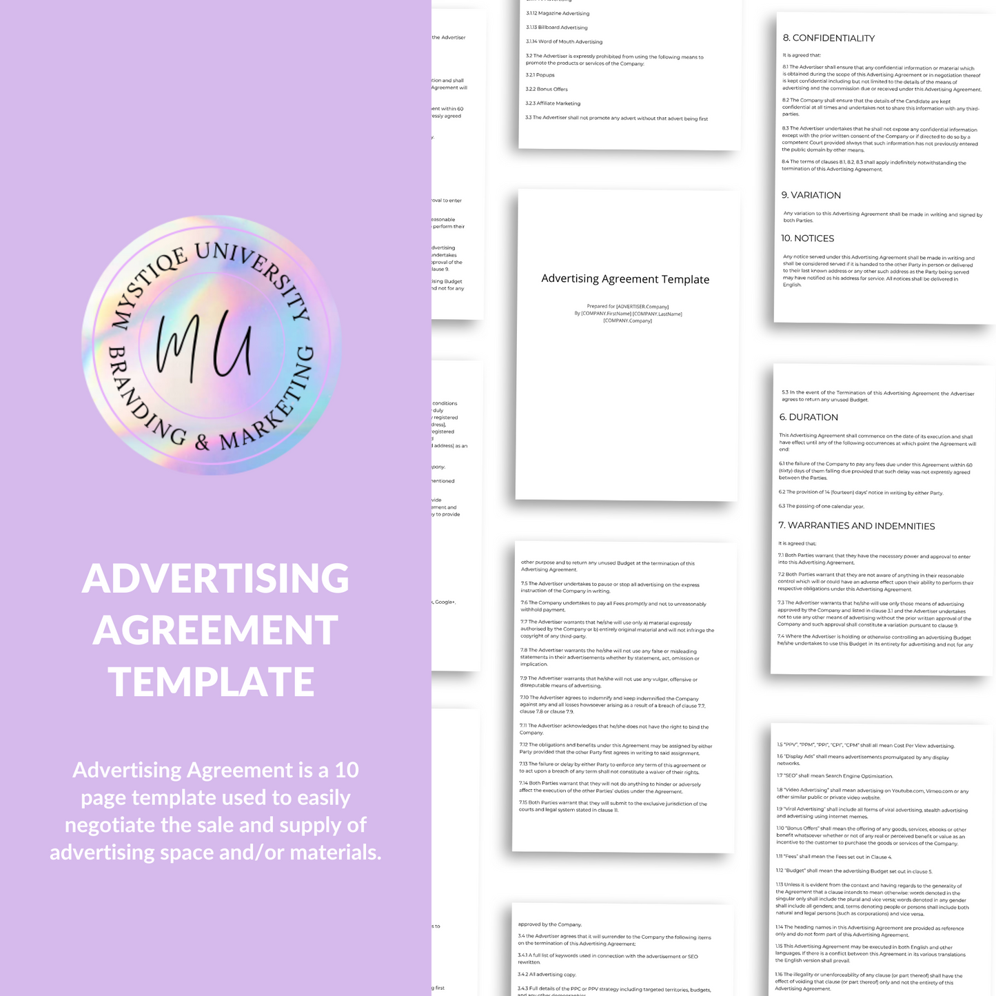 Advertising Agreement