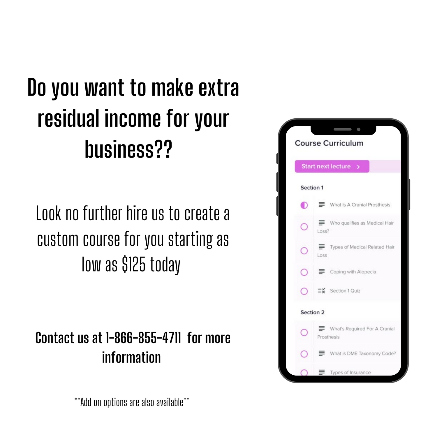 Creación de cursos personalizados