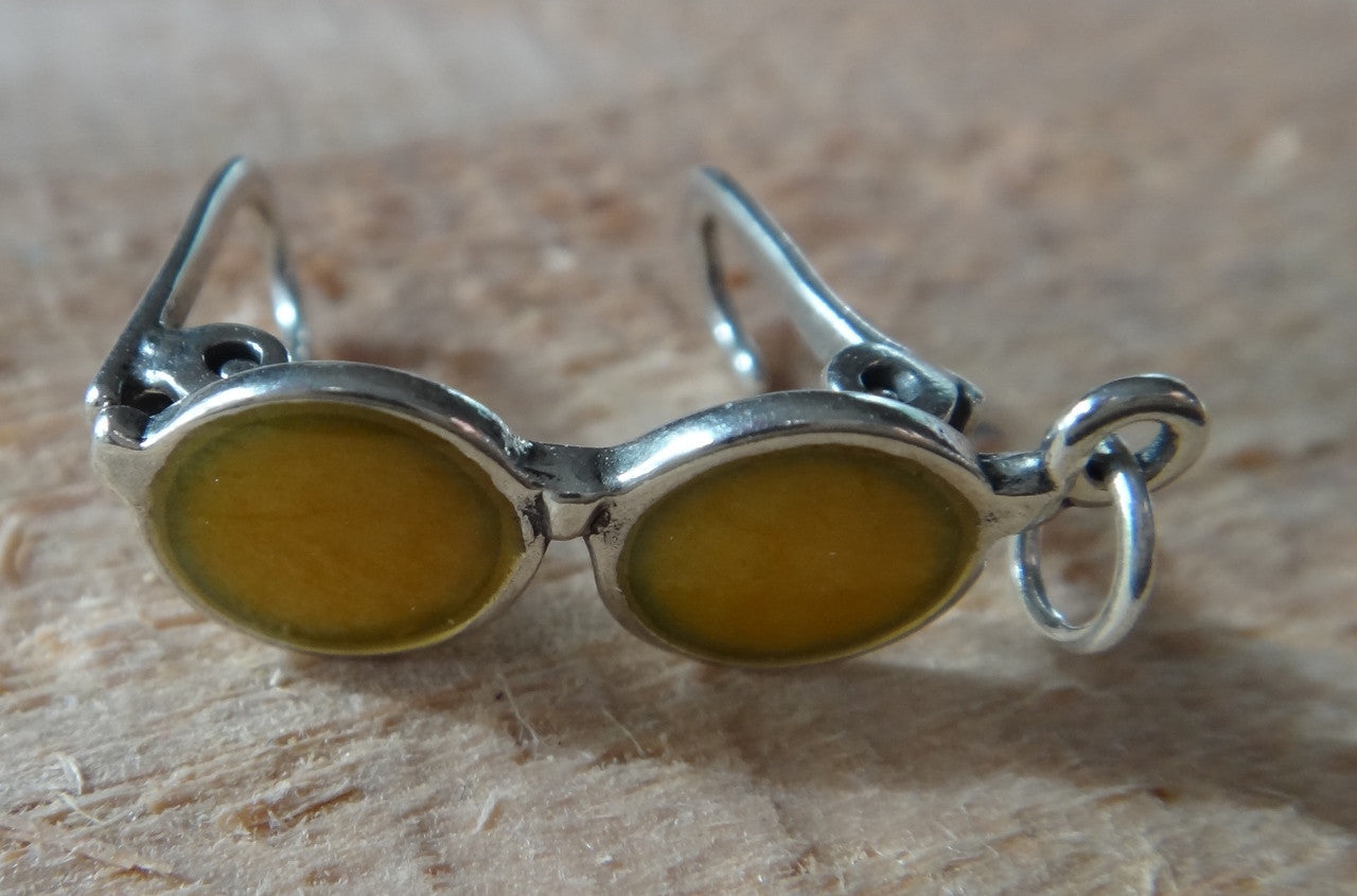 Yellow Enamel Sunglasses Charm
