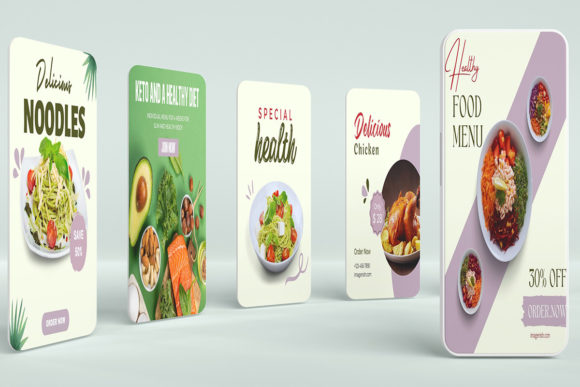 Food Blogger Instagram Templates
