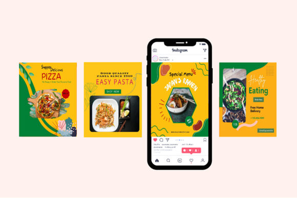 Foodie Template Bundle for Instagram