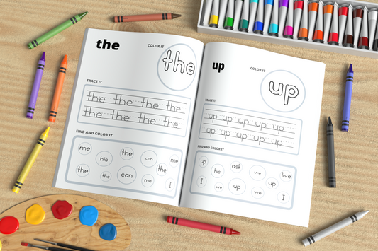 Custom Open Coloring Book Mockup