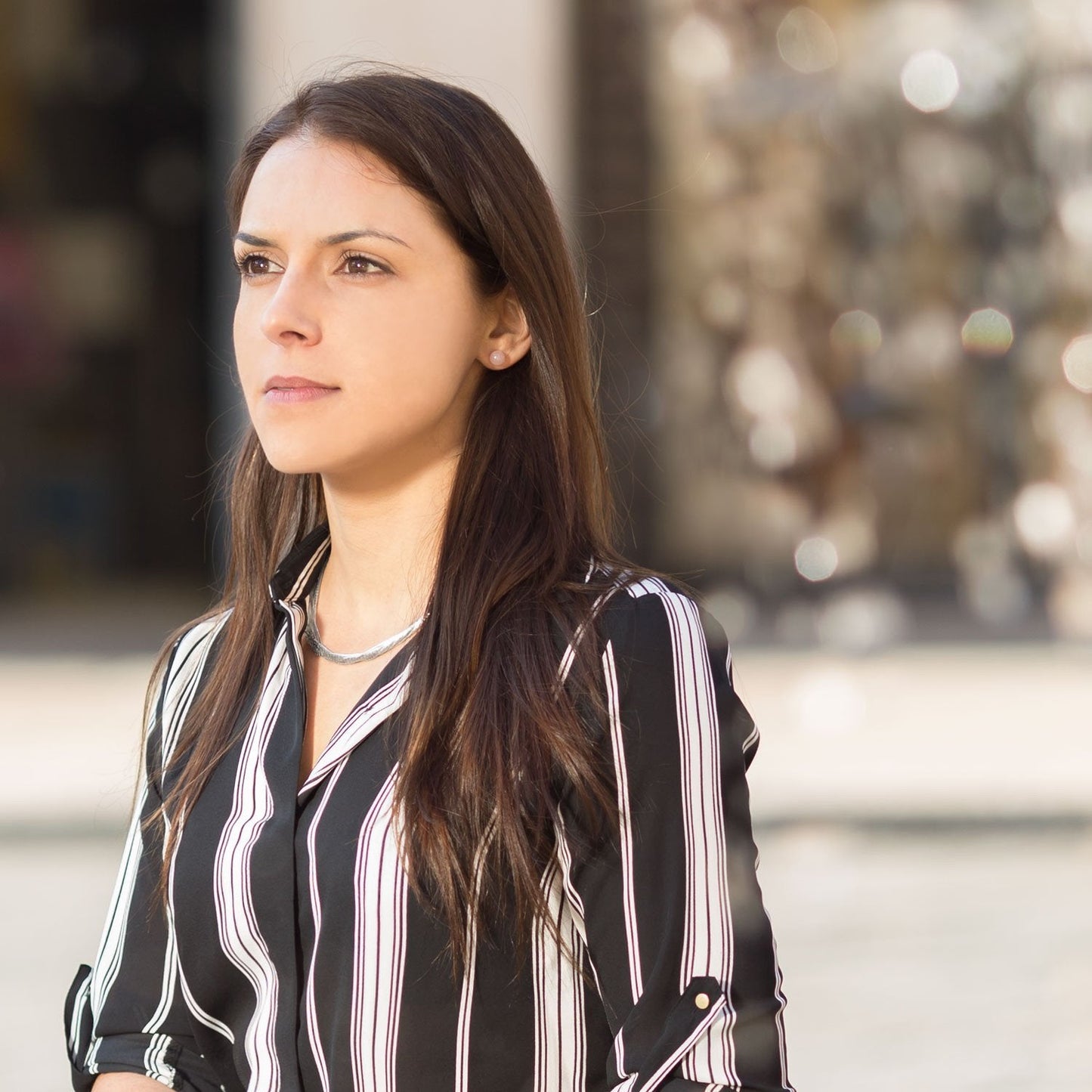 Aretes de cuarzo rosa