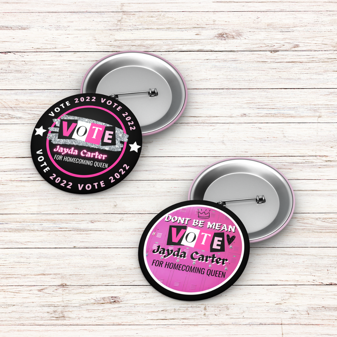 Custom Mean Girl Inspired Homecoming Campaign Favors