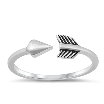 Adjustable Arrow Open Ring