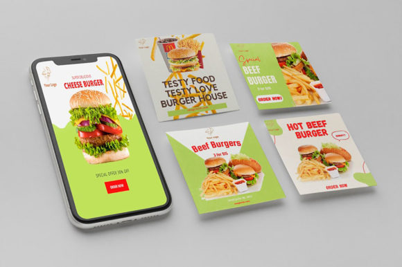 Food Blogger Instagram Templates