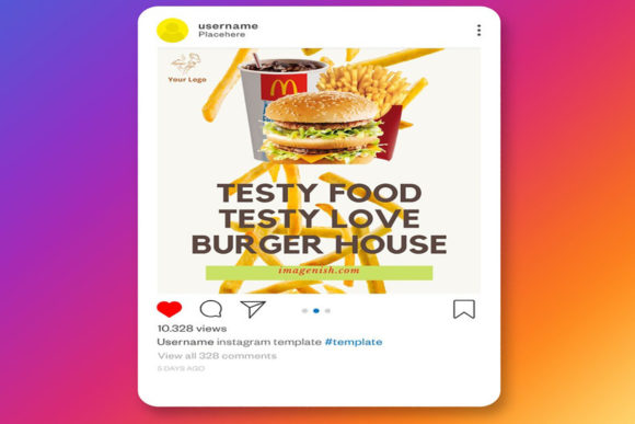 Food Blogger Instagram Templates