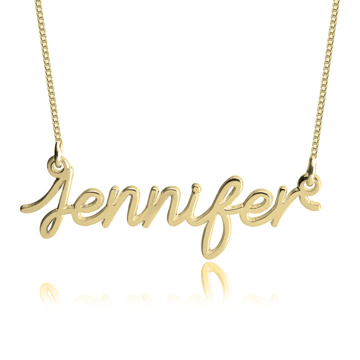 Light Cursive Name Necklace
