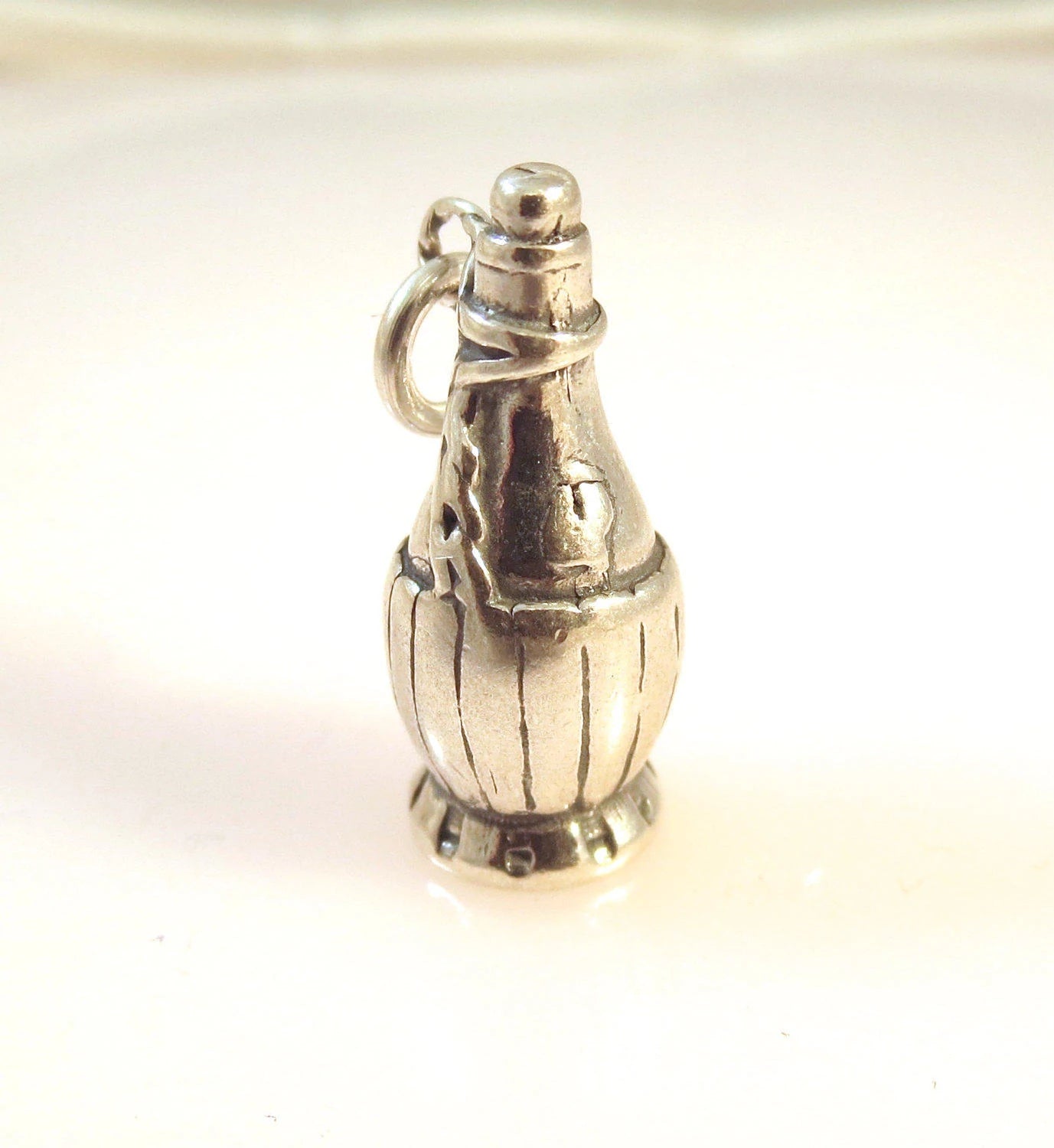 3D Chianti Bottle Charm