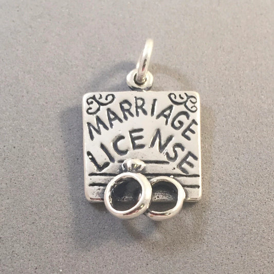 Marriage License With Rings