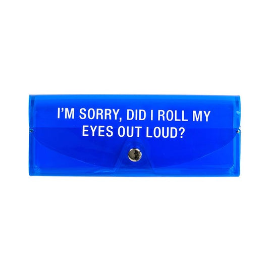 Estuche para gafas de sol Roll My Eyes