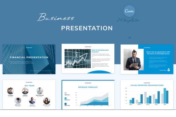 Plantillas de presentación empresarial Canva