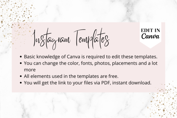 Pink Instagram Post and Story Templates
