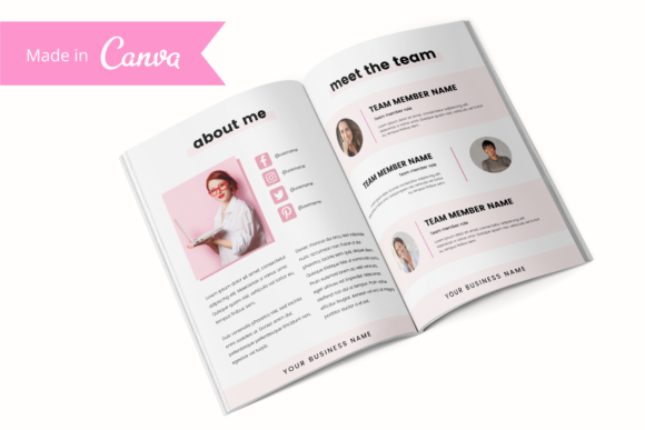 Services & Pricing Template for Canva