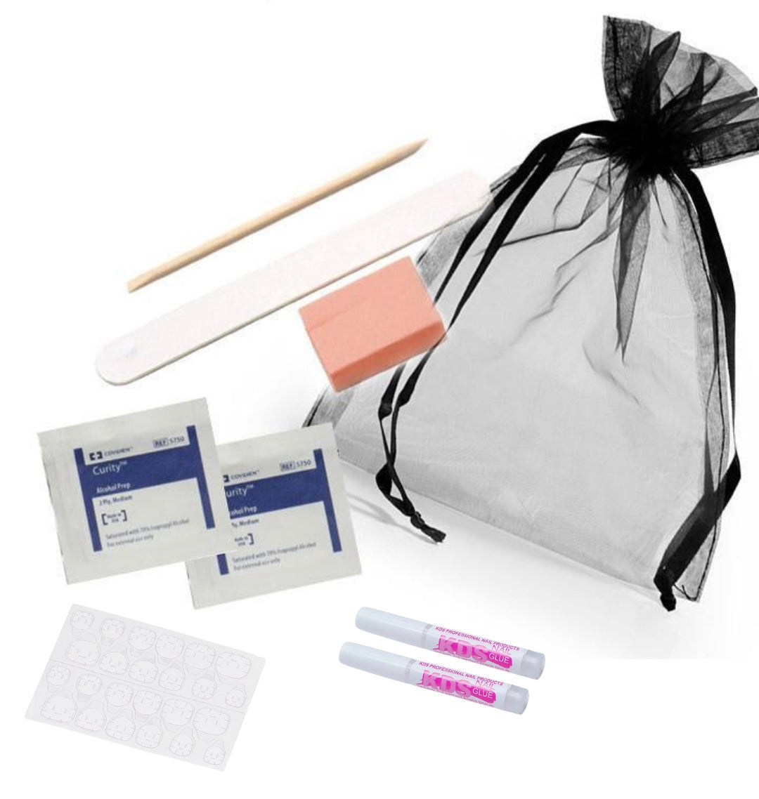 Mini juego de uñas “luces de neón”