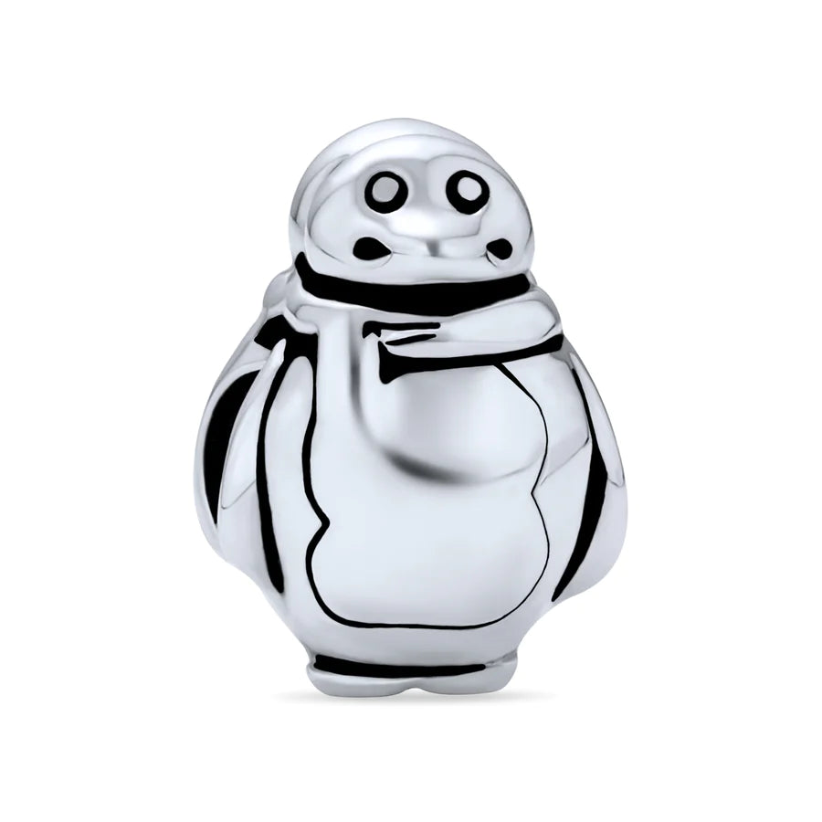 Dije de cuentas de muñeco de nieve