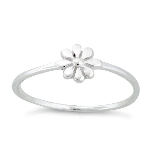 Sterling Silver Flower Ring