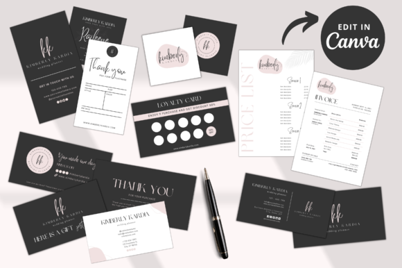 Online Business Branding Kit for Canva