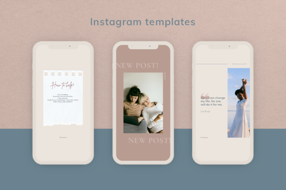 Instagram Templates "Nude"
