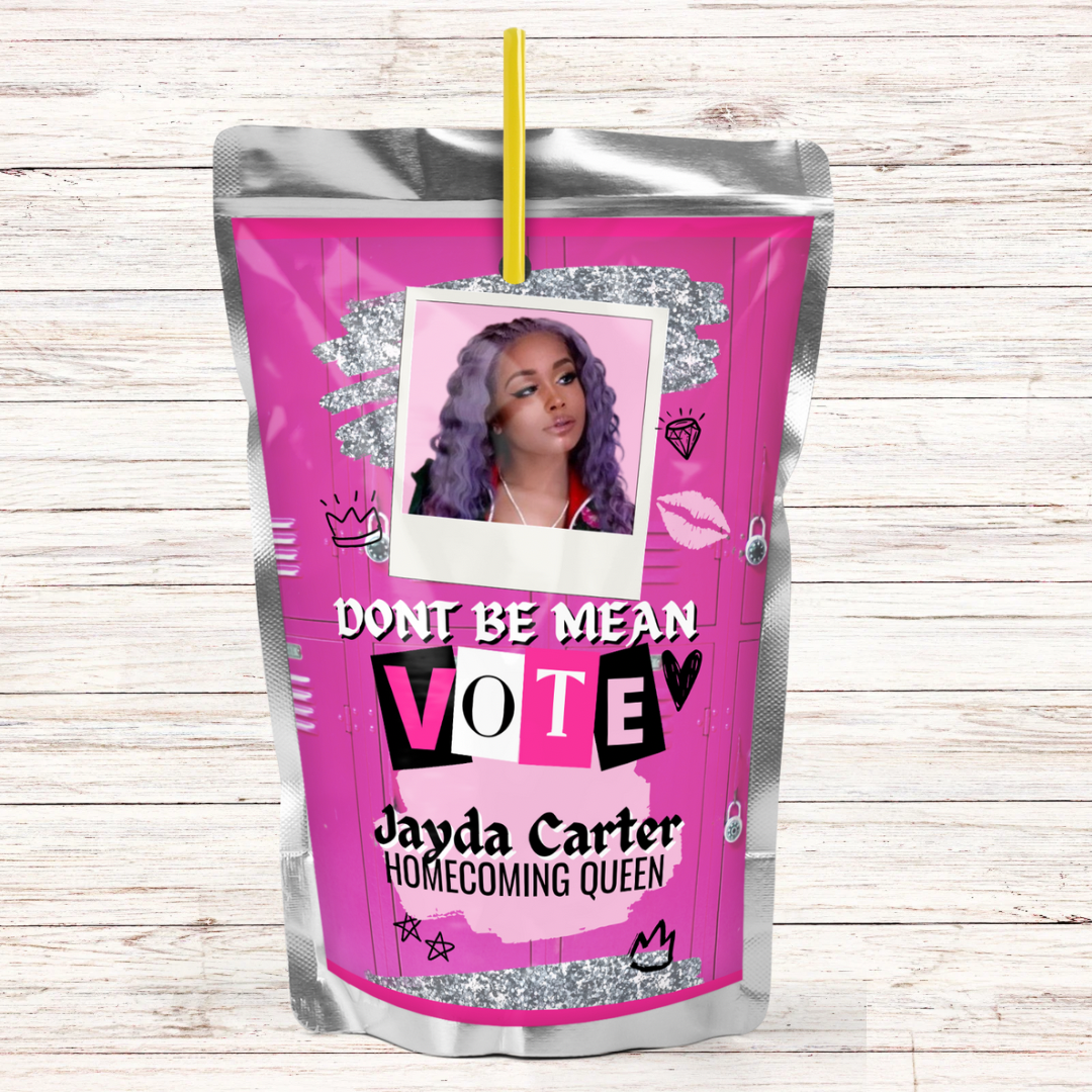Custom Mean Girl Inspired Homecoming Campaign Favors