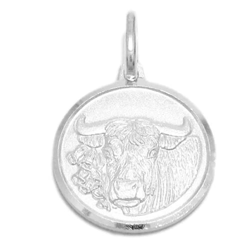 Small Zodiac Sign Medallion Pendant Charm