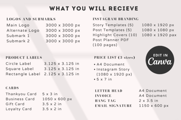 Online Business Branding Kit for Canva