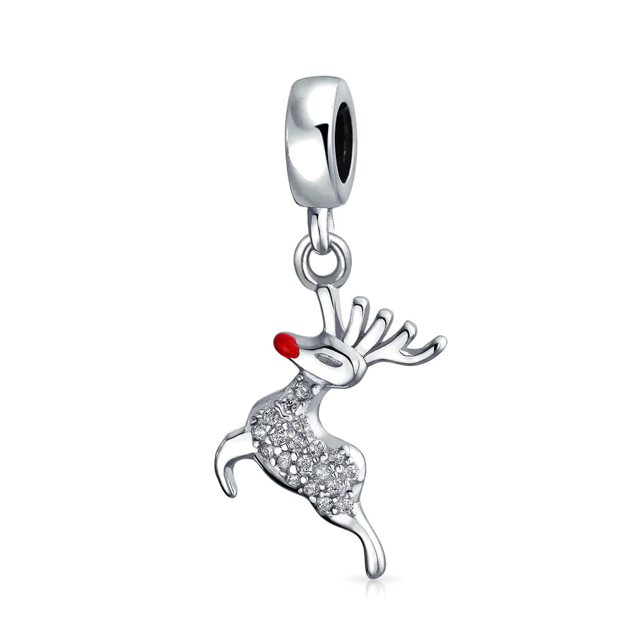 Charm con cuentas colgantes de Rudolph 