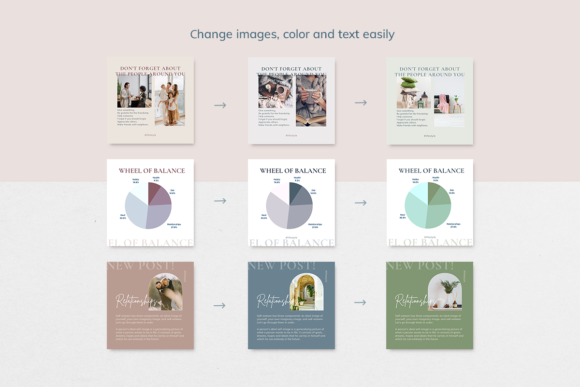 Instagram Templates "Nude"