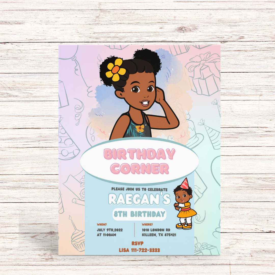 Custom Gracie’s Corner Inspired Party Favors