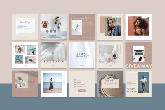 Instagram Templates "Nude"