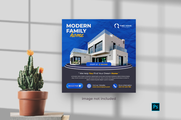 Real Estate Social Media Post Psd