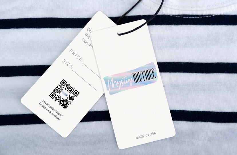 Custom Branding Label Tag Mockup
