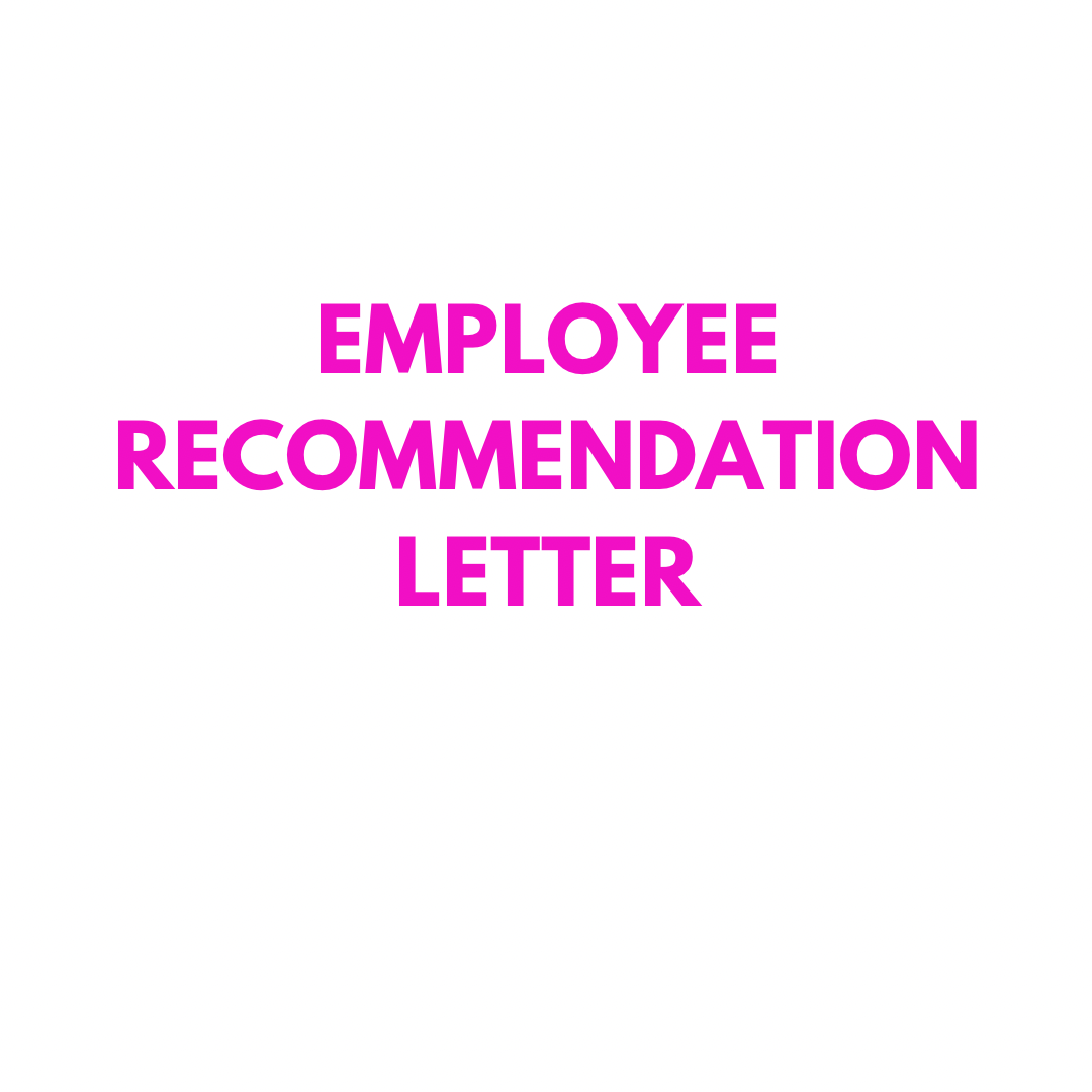 Employee Recommendation Letter