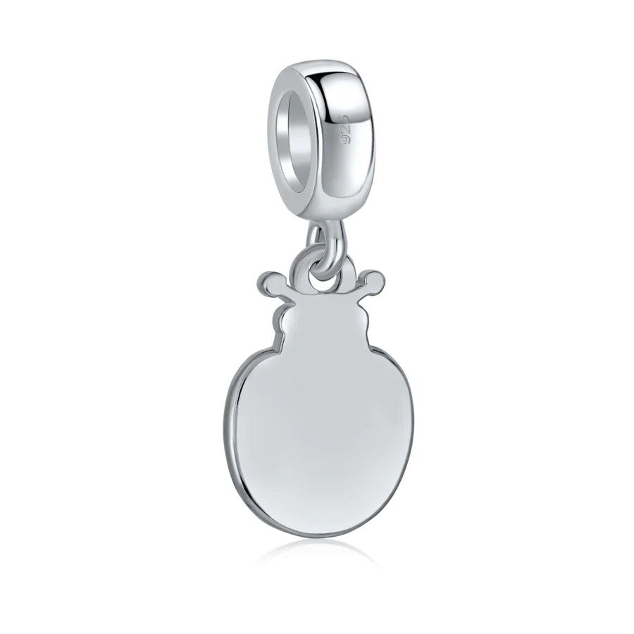 Charm de cuentas colgantes de mariquita 