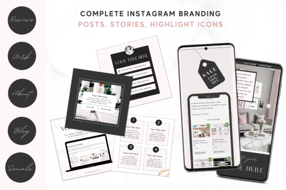 Online Business Branding Kit for Canva