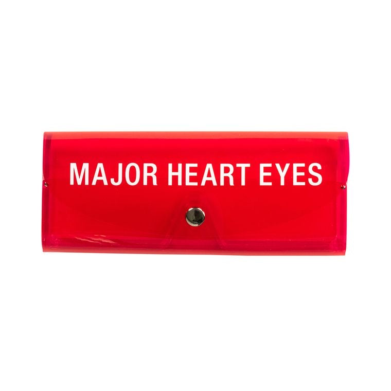 Heart Eyes Sunglass Case