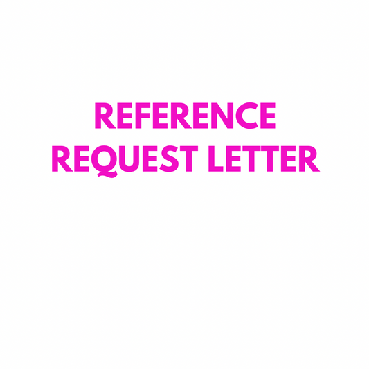 Reference Request Letter