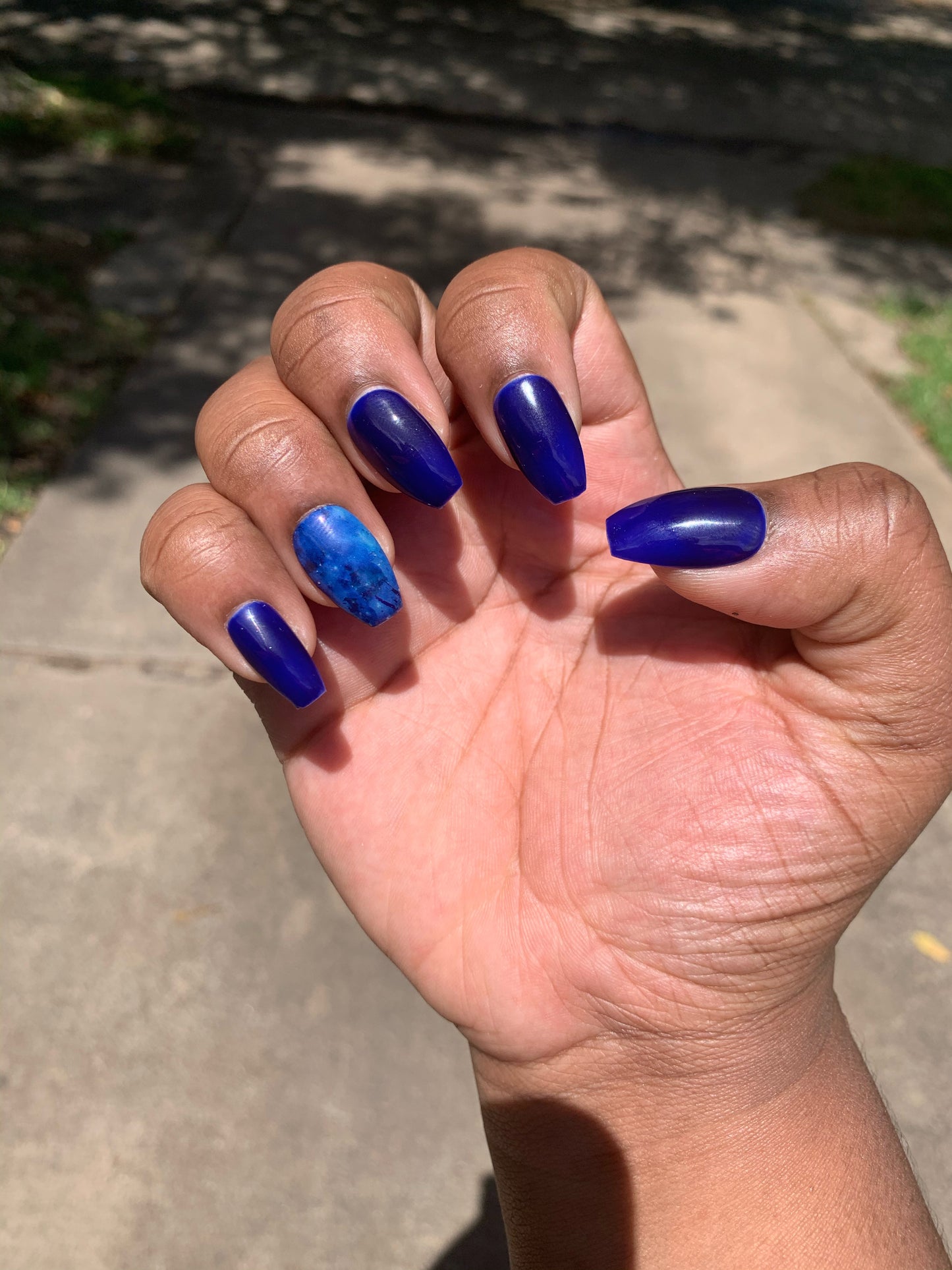“Blue Magic” Nail Set