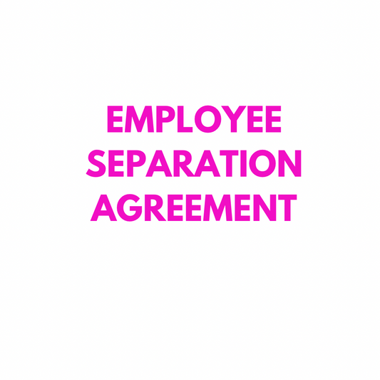 Employee Separation Agreement