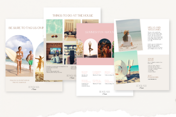 Airbnb Welcome Packet Template for Canva