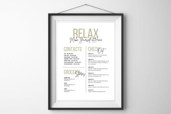 Airbnb Welcome Signs