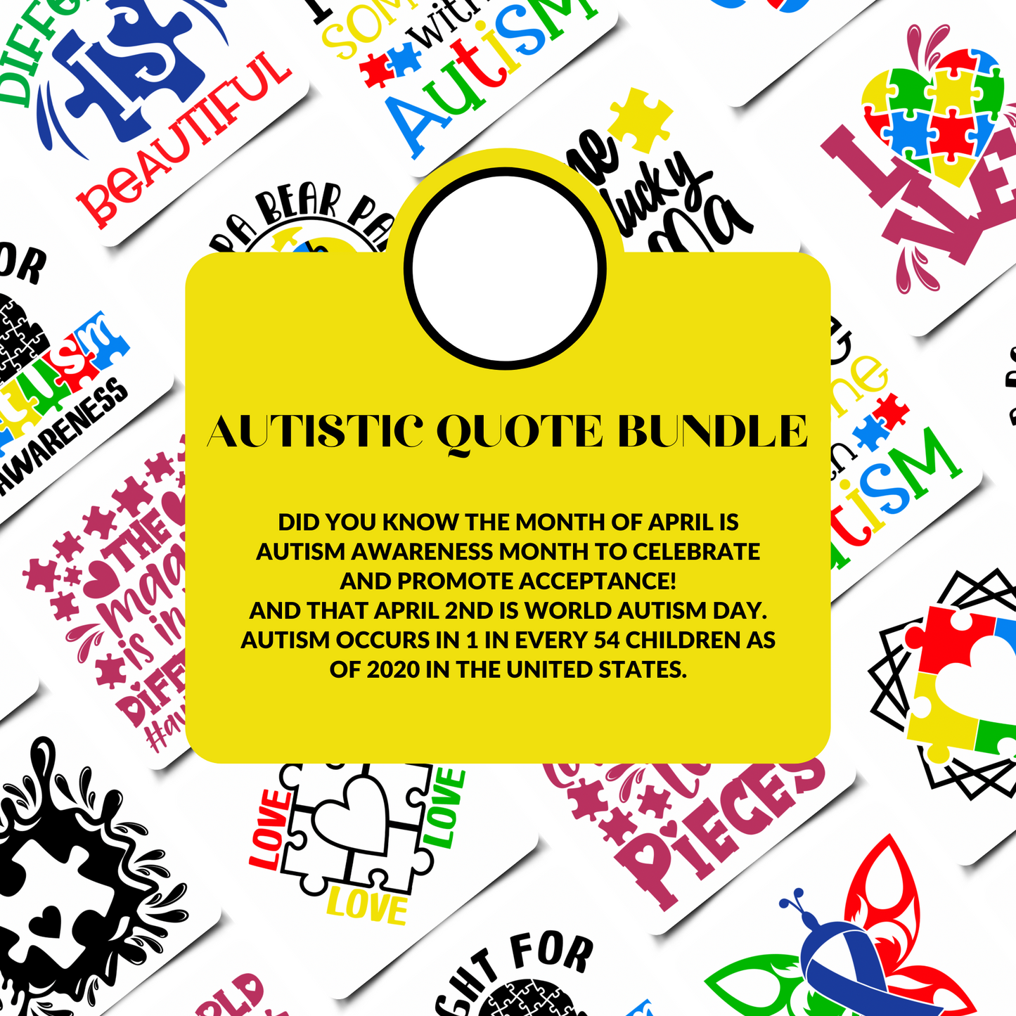Paquete de citas sobre autismo 