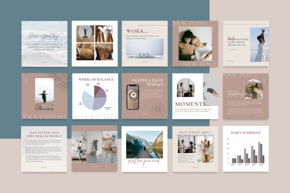 Instagram Templates "Nude"
