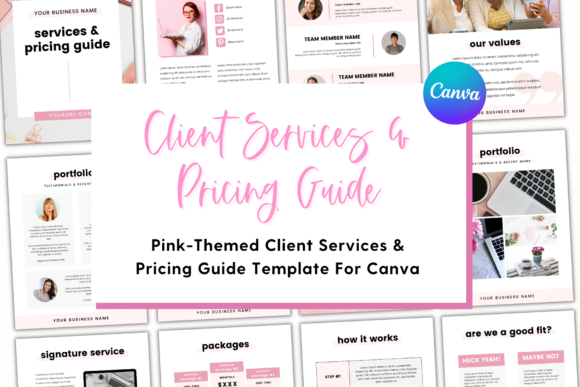 Services & Pricing Template for Canva