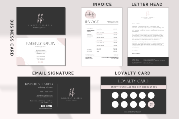 Online Business Branding Kit for Canva