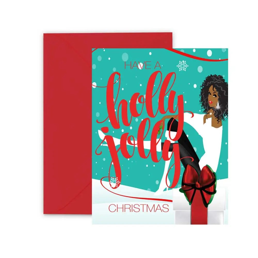 Holly Jolly Card