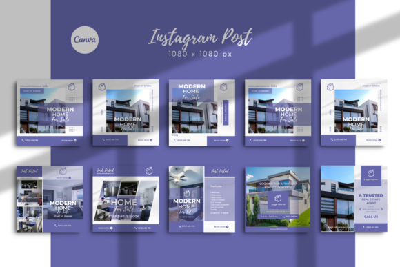 Instagram Real Estate Canva Template